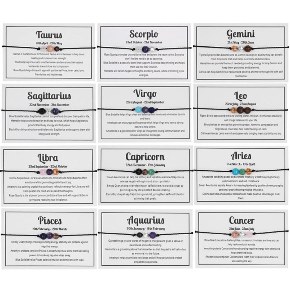 🆕Zodiac Sign Bracelets